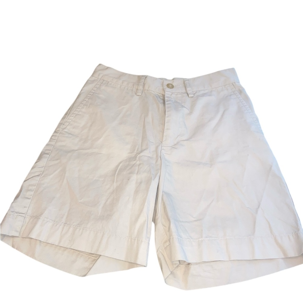 ❤️ Ralph Lauren beige chino Shorts. Flat Front size 8